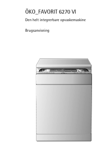 Brugsanvisning AEG FAV6270VI Opvaskemaskine
