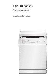 Bedienungsanleitung AEG FAV86050I-M Geschirrspüler