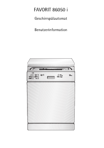Bedienungsanleitung AEG FAV86050I-W Geschirrspüler