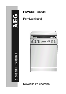 Priročnik AEG FAV88060I-A Pomivalni stroj