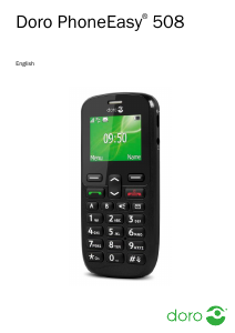 Handleiding Doro PhoneEasy 508 Mobiele telefoon