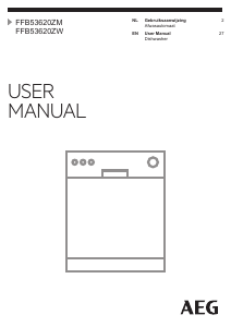 Handleiding AEG FFB53620ZM Vaatwasser