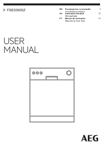 Наръчник AEG FSE53600Z Съдомиалня