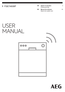 Manual AEG FSE74608P Maşină de spălat vase