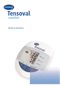 Návod Tensoval comfort Tlakomer