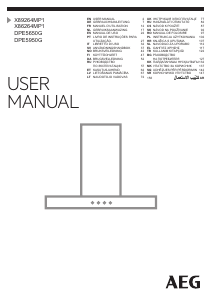 Manual AEG X86264MG1 Hotă