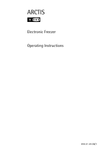 Manual AEG A2566-1GS Freezer