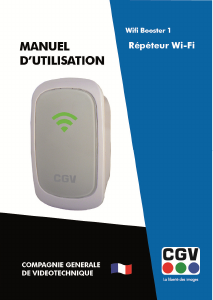Mode d’emploi CGV Wifi Booster 1 Répéteur