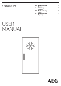 Käyttöohje AEG ABB68211AF Pakastin