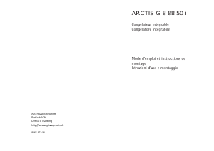 Manuale AEG AG88850I Congelatore