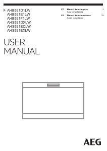 Manual de uso AEG AHB531E1LW Congelador