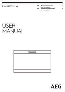 Manual de uso AEG AHB73721LW Congelador