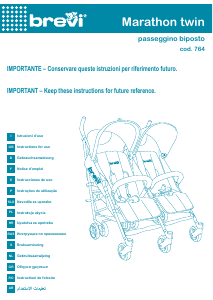 Manual Brevi Marathon Twin Stroller