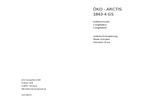 Mode d’emploi AEG ARCTIS1843-4GS Congélateur