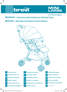 Priročnik Brevi Mini Large Otroški voziček