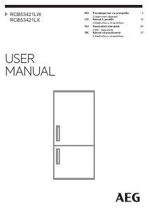 Наръчник AEG RCB53421LW Хладилник-фризер