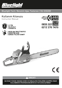 Kullanım kılavuzu Bluelight OU-GS5200 Motorlu testere