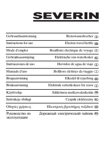 Manuale Severin WK 3644 Bollitore