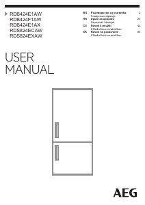 Priručnik AEG RDB424E1AX Frižider – zamrzivač
