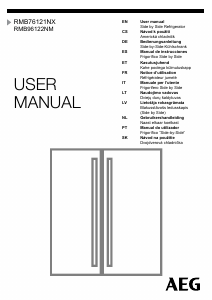 Manual AEG RMB76121NX Frigorífico combinado