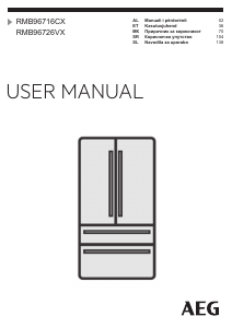 Kasutusjuhend AEG RMB96726VX Külmik-sügavkülmik