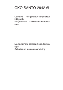 Mode d’emploi AEG S2942-6I Réfrigérateur combiné