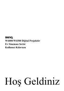 Kullanım kılavuzu BenQ W6500 Projektör