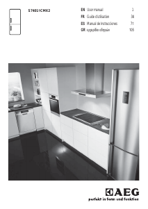 Kullanım kılavuzu AEG S74011CMX2 Donduruculu buzdolabı