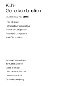 Manual AEG SANTO2232-4KG Fridge-Freezer
