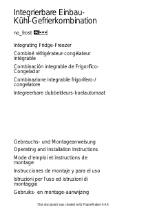 Manual de uso AEG SANTO3092-1I Frigorífico combinado