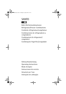 Mode d’emploi AEG SANTO4188-4DTL Réfrigérateur combiné