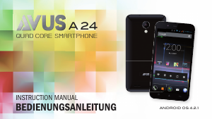 Manual Avus A24 Mobile Phone