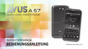 Manual Avus A57 Mobile Phone