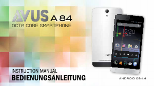 Manual Avus A84 Mobile Phone