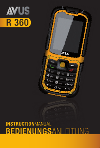 Manual Avus R360 Mobile Phone