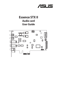 Bruksanvisning Asus E9122 Essence STX II Ljudkort