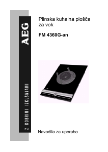Priročnik AEG FM4360GAN Grelna plošča