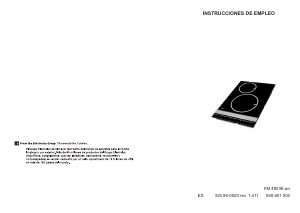 Manual de uso AEG FM4803KAN Placa