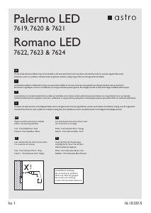 Handleiding Astro Palermo Lamp