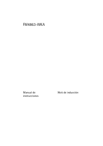 Manual de uso AEG FM4863K-AN Placa