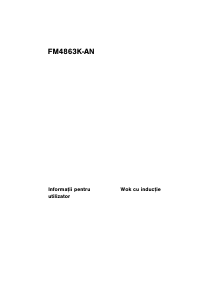 Manual AEG FM4863K-AN Plită