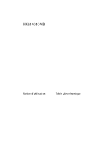 Mode d’emploi AEG HK614010MB Table de cuisson