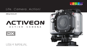 Bruksanvisning Activeon DX Actionkamera