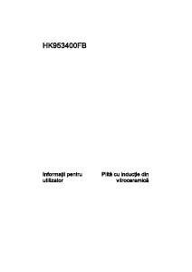 Manual AEG HK953400FB Plită