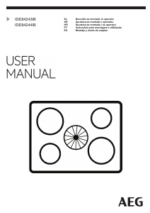 Manual de uso AEG IDE84243IB Placa