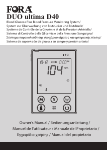 Εγχειρίδιο Fora DUO Ultima D40 Συσκευή παρακολούθησης της γλυκόζης στο αίμα