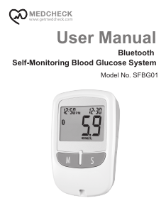 Manual Medcheck SFBG01 Blood Glucose Monitor