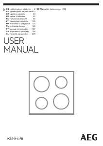 Manual de uso AEG IKE64441FB Placa