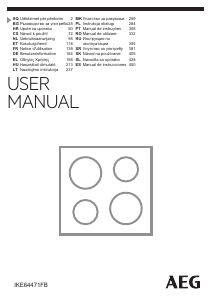 Manual de uso AEG IKE64471FB Placa