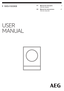 Manual de uso AEG IWE41600KB Placa